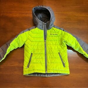 Columbia Kids Puffer Hooded Jacket with Omni-Heat Technology Size XXS